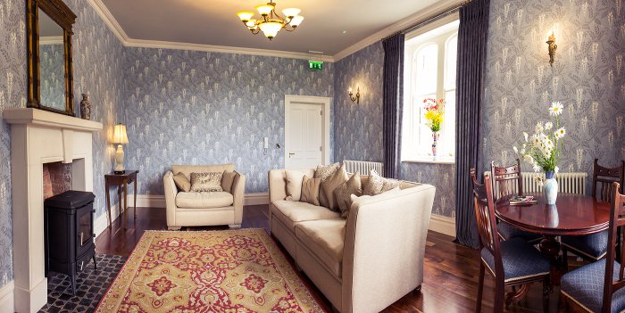 Furlong Suite Sitting Room at Wilton Castle